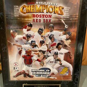 2004 Red Sox Champion Plaque